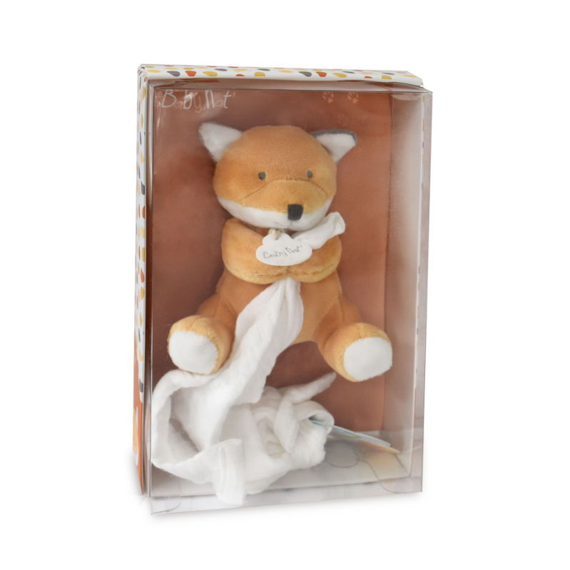  - plush with comforter fox gift box 20 cm 